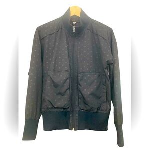 GapFit Activewear Jacket Black Hex Dot